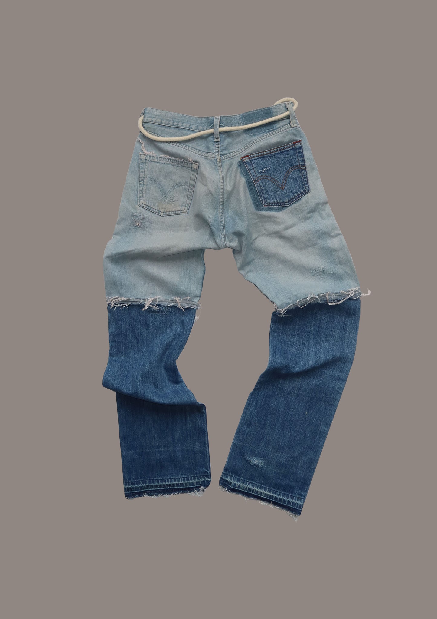 MIXED DENIM SKY BLUE