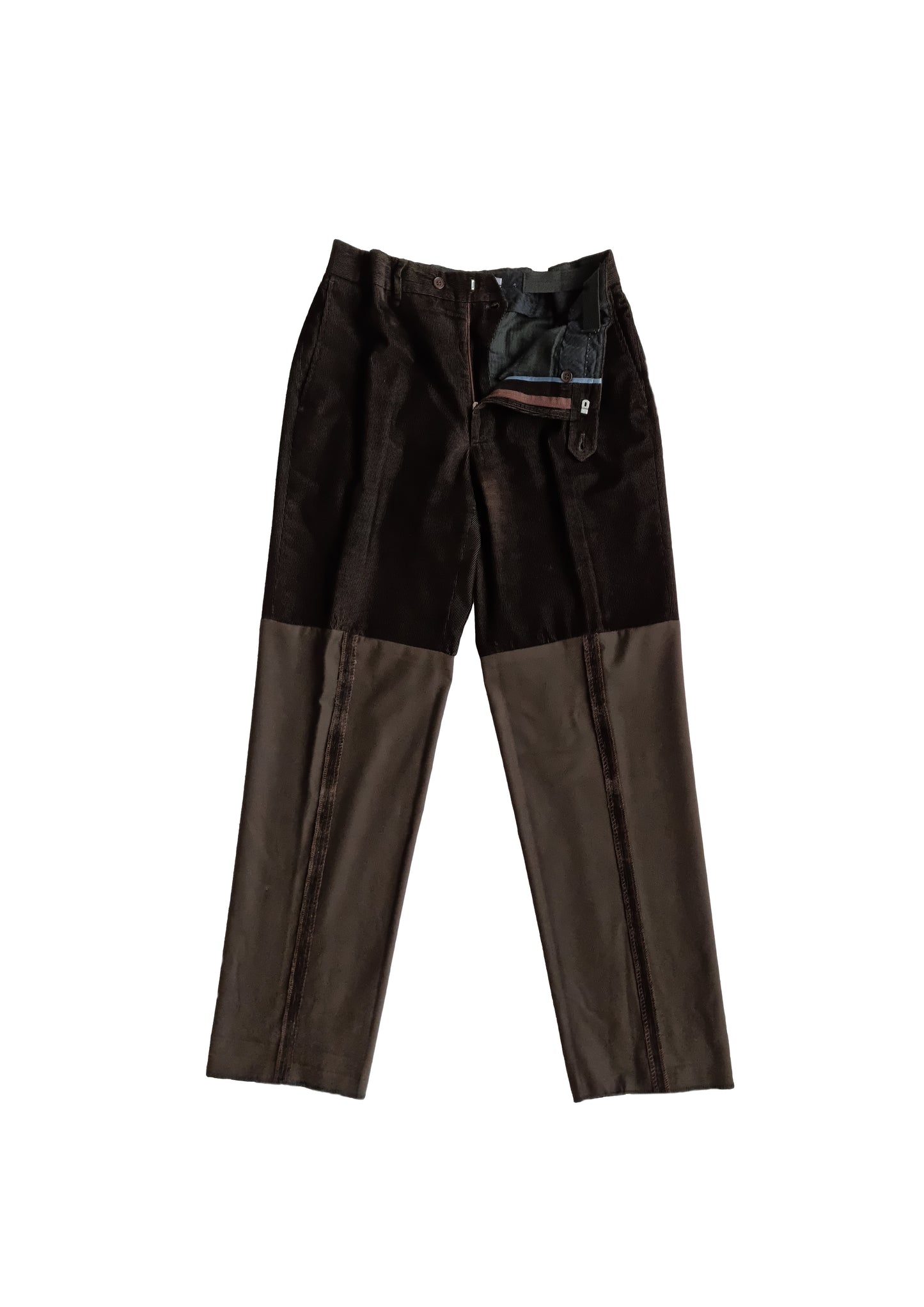 WORKPANT VELOUR CHOCOLAT