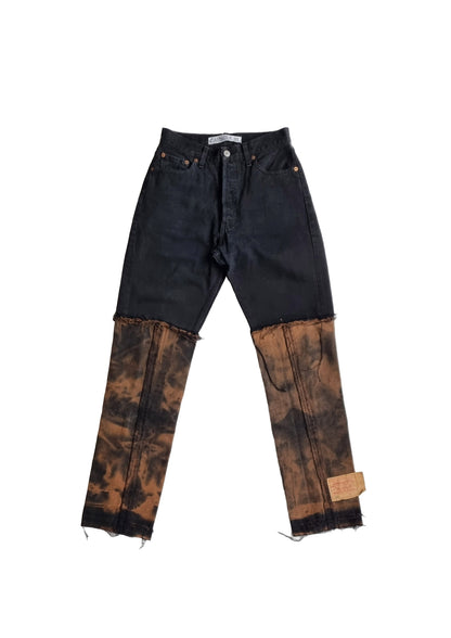 MIXED ROUILLE DENIM