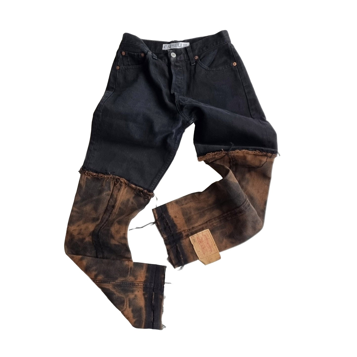 MIXED ROUILLE DENIM